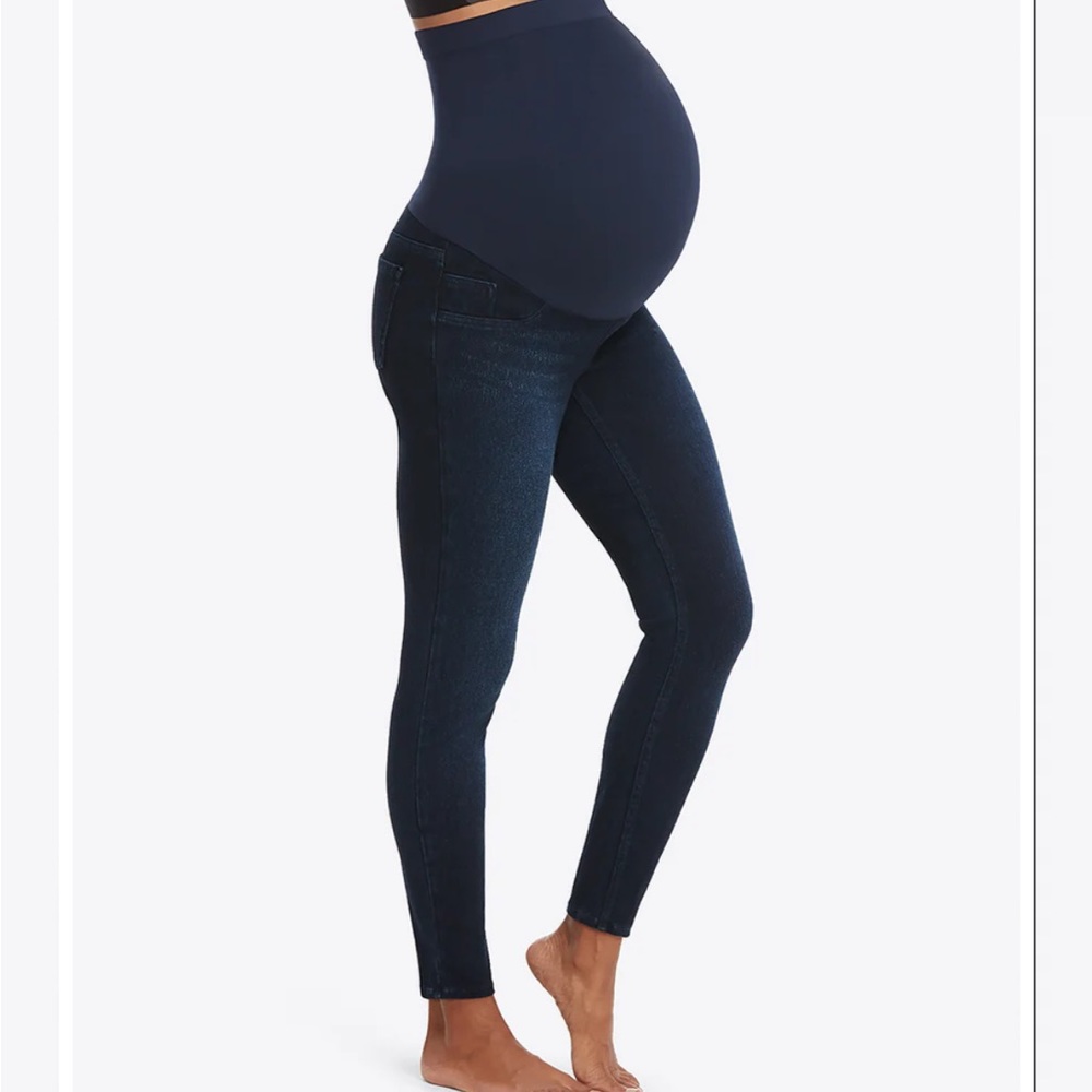 Spanx Maternity Mama Ankle Jean-ish Leggings (small)